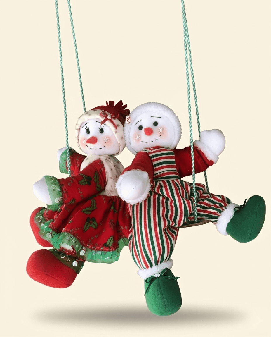 Pareja Nieves Columpio